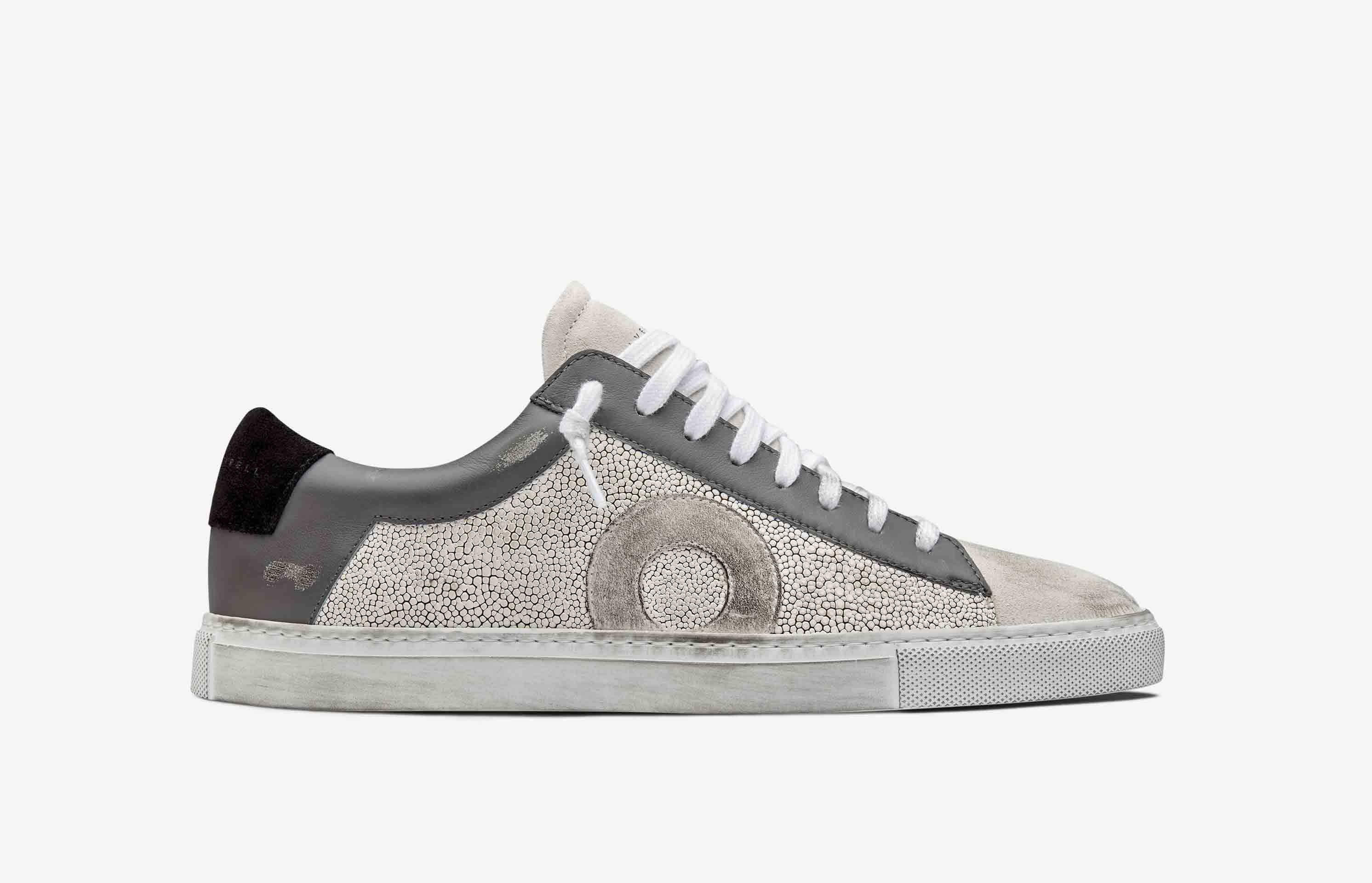 Oliver Cabell Low 1 Mens Trainers Grey UK-507641